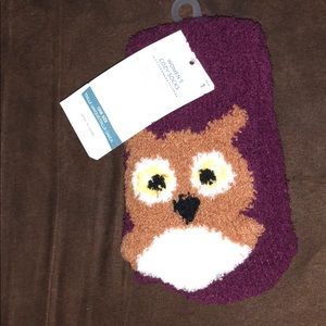 Brand new owl cozy socks with tags
